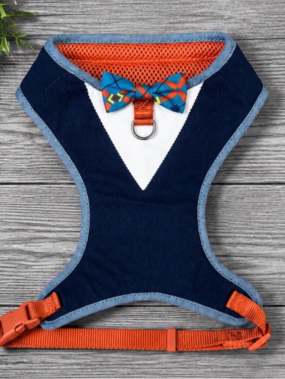 Tuxedo Dog Harness with Bow Tie | Size: Medium Brand New